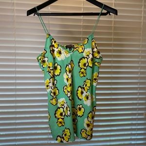 The Limited green with yellow & white camisole. Size Medium. Gently worn once.